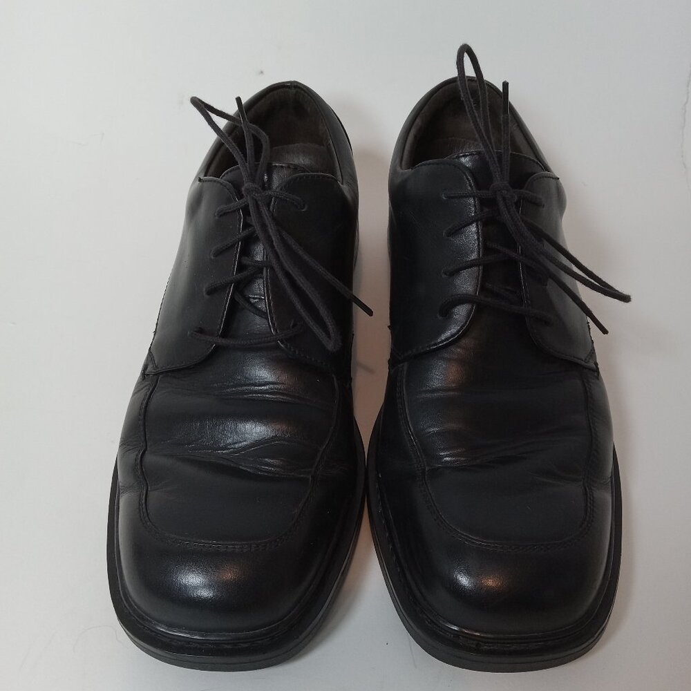 Dockers ACS Air Cushioned System Mens US 10.5 M Leather Shoes Loafers Black